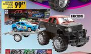 Hyper Cross Friction Car Set 2's-Per Pack