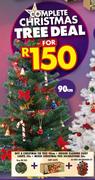 Christmas Fir Tree 90cm+Indoor Flashing Fairy Lights 50's+Mixed Christmas Tree Decorations 26's