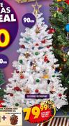 White Noble Christmas Tree 90cm