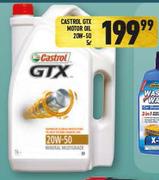 Castrol GTX Motor Oil 20W-50-5Ltr