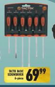 Tactix Basic Screwdriver 6 Piece