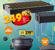 LK's Trolley Braai-59cm x 35cm x 9cm