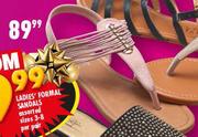 Ladies Formal Sandals Assorted Sizes 3-8-Per Pair