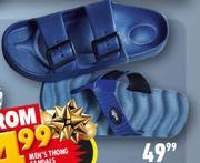 Men's Thong Sandals Assorted Sizes 6-11-Per Pair