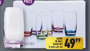 Adore Hi Ball Glass Set 6 Piece-Per Set