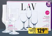 Neva Kar Stemmed Glass Set 12 Piece-Per Set