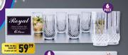 Royal Hi Ball Glass Set 6 Piece-Per Set