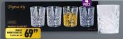 Dynasty Whisky Glass Set 4 Piece-Per Set