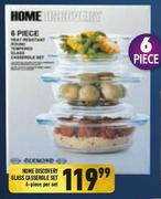 Home Discovery Glass Cassrole Set 6 Piece-Per Set