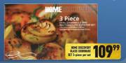 Home Discovery Glass Cookware Set 3 Piece-Per Set