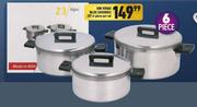 Bon Voyage Value Casserole Set 6 Piece-Per Set