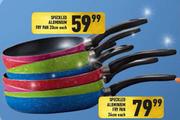 Speckled Aluminium Fry Pan 24cm-Each