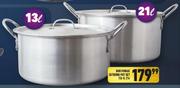 Bon Voyage Catering Pot Set 13Ltr & 21Ltr