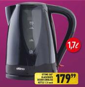 Ottimo 1.7Ltr 360 Degree Black/White Design Cordless Kettle-Each