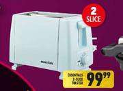 Essentials 2 Slice Toaster