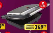Platinum 2 Slice Stainless Steel Sandwich Press