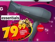 Essentials Hair Dryer 1200W