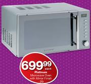 Platinum 20L Microwave Oven With Mirror Finish