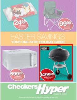 Checkers : Easter Savings (23 Mar - 06 Apr 2015), page 1
