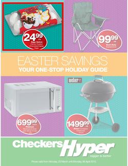 Checkers : Easter Savings (23 Mar - 06 Apr 2015), page 1