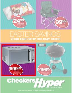 Checkers : Easter Savings (23 Mar - 06 Apr 2015), page 1
