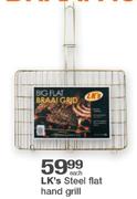 LK's Steel Flat Hand Grill-Each