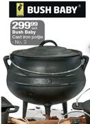 Bush Baby Cast Iron Potjie No.3-Each