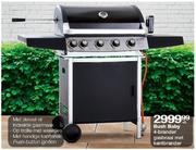 Bush Baby 4- Brander Gasbraai Met Kantbrander-Elk
