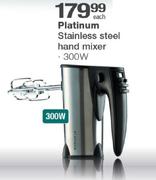 Platinum 300W Stainless Steel Hand Mixer