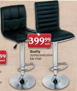 Quality Jumbo/Executive Bar Chair-Each