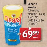 Clear 4 Weeks All-In-One Clarifier 1.2Kg