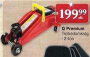 Q Premium Trolliedomkrag 2 Ton-Elk