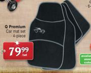 Q Premium Car Mat Set 4 Piece-Per Set