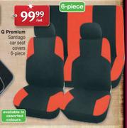 Q Premium Santiago Car Seat Covers 6 Piece-Per Set