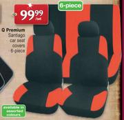 Q Premium Santiago Car Seat Covers 6 Piece-Per Set