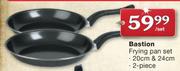 Bastion Frying Pan Set 20&24cm 2 Piece-Per Set