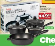 Inferna Cast-Aluminium 7 Piece Cookware Set