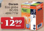 Osram Eco Globe BC/ES 46W/77W