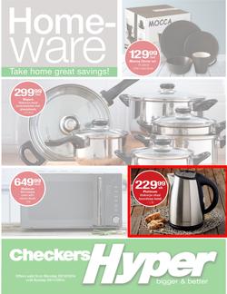 Checkers Hyper : Homeware Specials ( 20 Oct - 09 Nov 2014 ), page 1