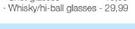 Elegan 3 Pack Whisky/Hi Ball Glasses-Per Pack