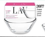 Fame Large Glass Bowl-Each