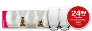 Empire 3 Pak Hi Ball/Whisky Glase-Per Pak
