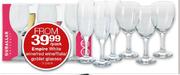 Empire 3 Pack White Wine/Red Wine/Flute/Goblet Glasses-Per Pack