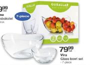 Vira 7 Piece Glass Bowl Set-Per set