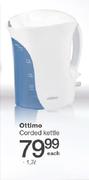 Ottimo 1.7Ltr Corded Kettle