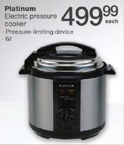 Special Platinum 6Ltr Electric Pressure Cooker Each m.guzzle .za