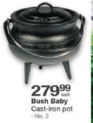 Bush Baby Cast-iron Pot-Each