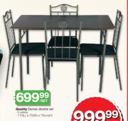 Quality 5 Piece Denise Dinette Set-Per Set