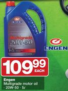 Engen 20-50W Multigrade Motor Oil-5L