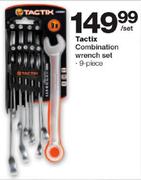 Tactix 9-Piece Combination Wrench Set-Per Set